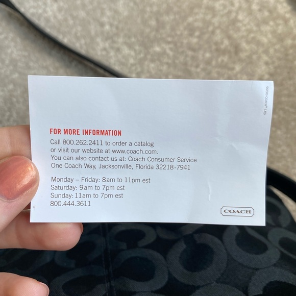 COACH Convertible Black Crossbody Handbag - Picture 10 of 16